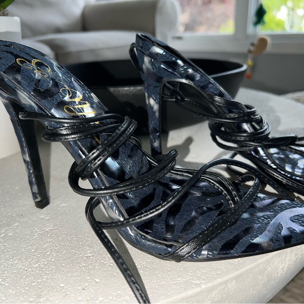 Miss Lola Strappy Thong Heels